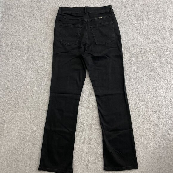 NEW Wrangler Women's 6 Black High-Rise Bootcut Jeans Free-To-Stretch 32" Inseam - Picture 4 of 11